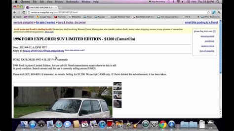 Granada HillsSan Fernando Valley. . Craigslist ventura cars sale owner